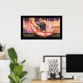 Greater Luna Park (Grenze) Poster (Heimbüro)