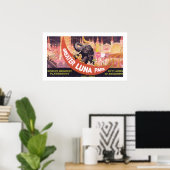 Greater Luna Park (weiß) Poster (Heimbüro)