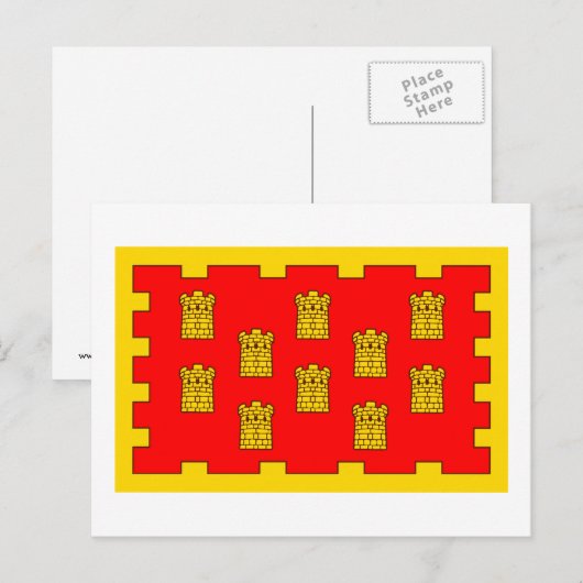 Greater Manchester Flag Postkarte (Vorne/Hinten)