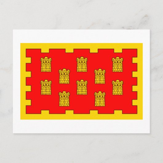 Greater Manchester Flag Postkarte (Vorderseite)