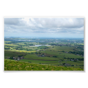 Greater Manchester From Blackstone Edge Fotodruck
