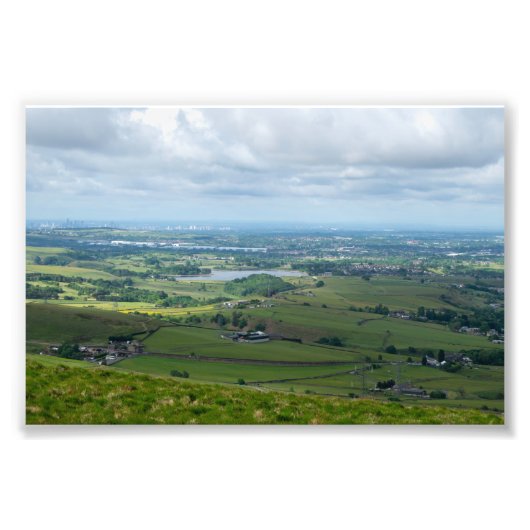 Greater Manchester von Blackstone Edge Fotodruck (Vorne)