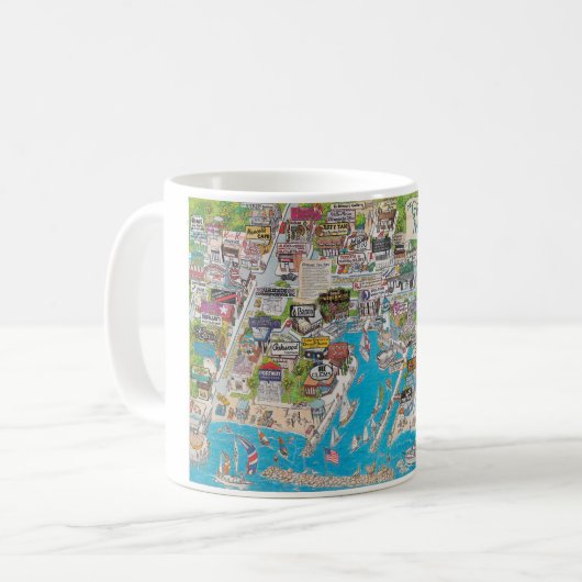 Greater Marina del Rey Kaffeetasse (Vorderseite Links)