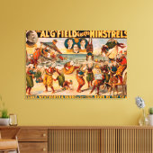 Greater Minstrels - Clowns am Strand Leinwanddruck (Insitu (Wohnzimmer))