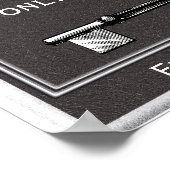 Greater Mistake - Edmund Burke Zitat - Kunstdruck Poster (Ecke)