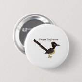 Greater Roadrunner Button (Vorne & Hinten)