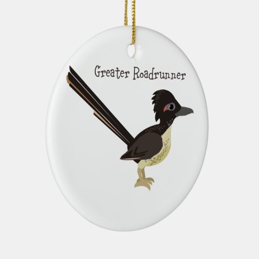 Greater Roadrunner Keramik Ornament (Rechts)