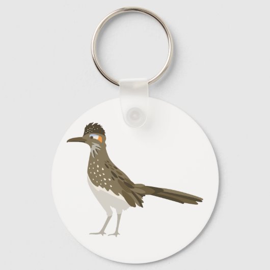Greater Roadrunner Schlüsselanhänger (Vorderseite)