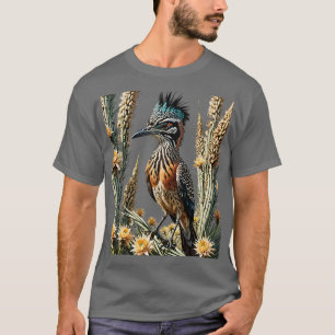 Greater Roadrunner umgeben von Yucca-Blume Neu T-Shirt