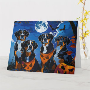 Greater Swiss Halloween Spooky Karte