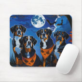 Greater Swiss Halloween Spooky Mousepad (Mit Mouse)