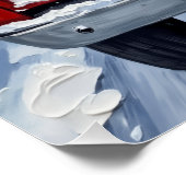 Greater Swiss Mountain Dog Christmas Red Truck Poster (Ecke)