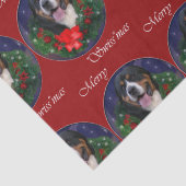 Greater Swiss Mountain Dog ChristmasTissue Seidenpapier (Detail)