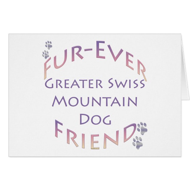 Greater Swiss Mountain Dog Furever (Vorderseite (Horizontal))
