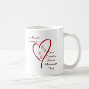 Greater Swiss Mountain Dog Heart Belongs Kaffeetasse