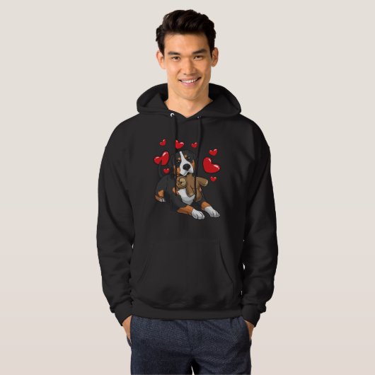Greater Swiss Mountain Dog Hoodie (Vorne ganz)