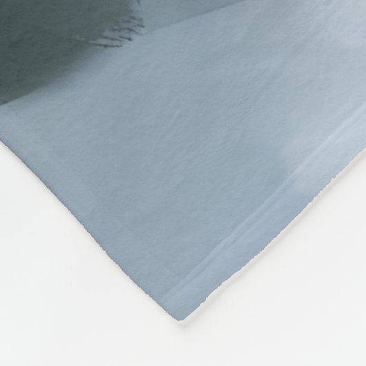 Greater Swiss Mountain Dog in Snow Christmas Fleecedecke (Ecke)