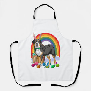 Greater Swiss Mountain Dog Ostereier Bunny Schürze