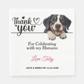 Greater Swiss Mountain Dog Paper Napkin Serviette (Vorderseite)