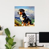 Greater Swiss Mountain Dog Poster (Heimbüro)