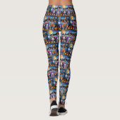 Greater Swiss Mountain Dog Pumpkin Halloween Funny Leggings (Rückseite)