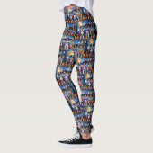 Greater Swiss Mountain Dog Pumpkin Halloween Funny Leggings (Links)