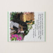 Greater Swiss Mountain Dog Summer Garden Puzzle (Horizontal)