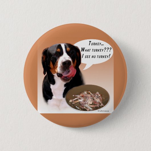 Greater Swiss Mountain Dog Türkei Button (Vorderseite)
