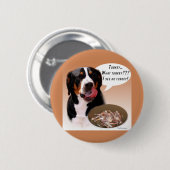 Greater Swiss Mountain Dog Türkei Button (Vorne & Hinten)