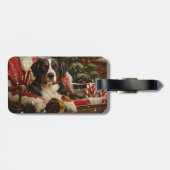 Greater Swiss Mountain Dog Weihnachten Gepäckanhänger (Rückseite horizontal)