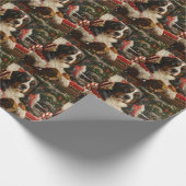 Greater Swiss Mountain Dog Weihnachten Geschenkpapier (Ecke)