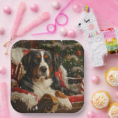 Greater Swiss Mountain Dog Weihnachten Pappteller (Party)