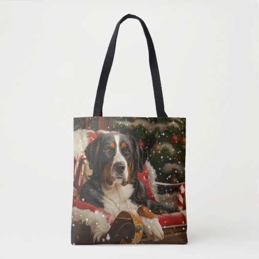 Greater Swiss Mountain Dog Weihnachten Tasche (Vorderseite)