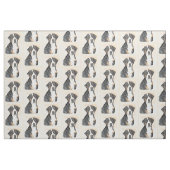 Greater Swiss Mountain Hund Gemälde - Original Kun Stoff (Fat Quarter (45,7 x 55,9 cm))