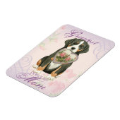 Greater Swiss Mountain Hund Herzliche Mama Magnet (Linke Seite)