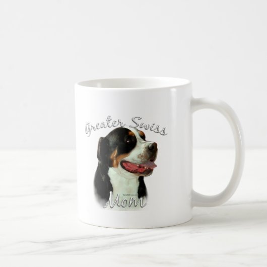 Greater Swiss Mountain Hund Mama 2 Kaffeetasse (Rechts)