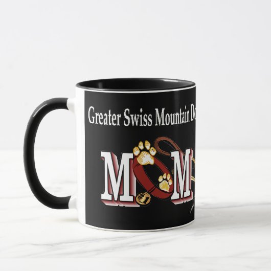 Greater Swiss Mountain Hund MAMA Geschenke Tasse (Links)
