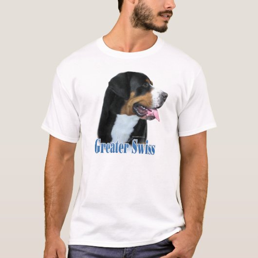 Greater Swiss Mountain Hund Name T-Shirt (Vorderseite)