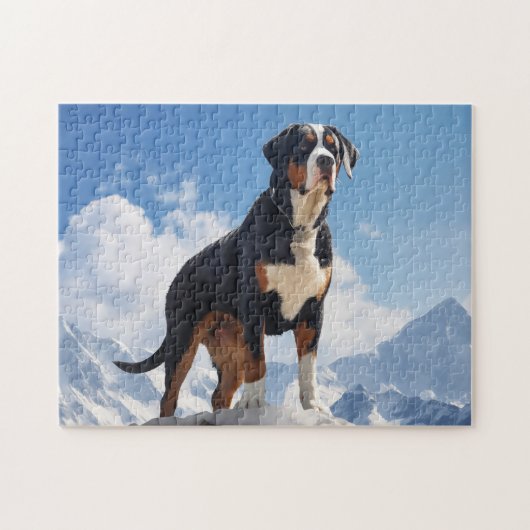 Greater Swiss Mountain Hund Puzzle (Horizontal)