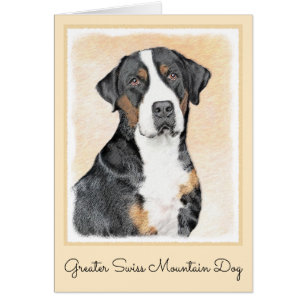 Greater Swiss Mountain Hunde Malerei - Originelle 