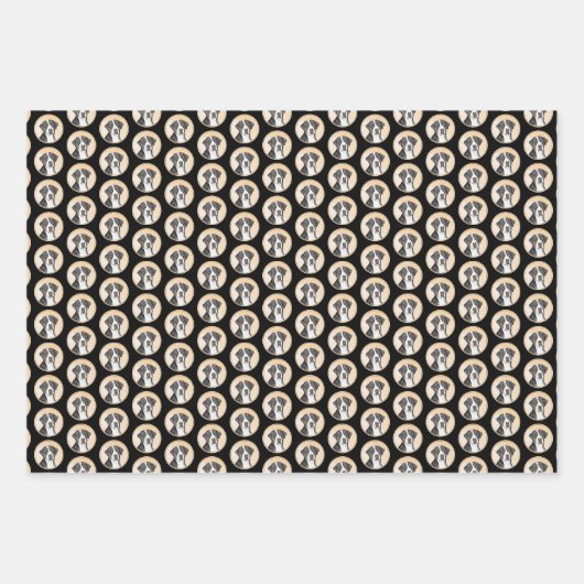 Greater Swiss Mountain Hunde Malerei - Originelle  Geschenkpapier Set (Vorderseite 3)