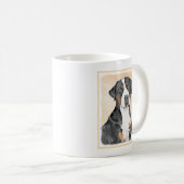 Greater Swiss Mountain Hunde Malerei - Originelle Kaffeetasse (VorderseiteRechts)