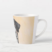 Greater Swiss Mountain Hunde Malerei - Originelle Milchtasse (Rechts)