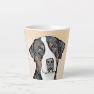 Greater Swiss Mountain Hunde Malerei - Originelle  Milchtasse