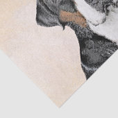 Greater Swiss Mountain Hunde Malerei - Originelle Seidenpapier (Ausschnitt)