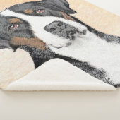 Greater Swiss Mountain Hunde Malerei - Originelle Sherpadecke (3/4)