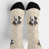 Greater Swiss Mountain Hunde Malerei - Originelle Socken (Oben)