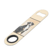 Greater Swiss Mountain Hunde Malerei - Originelle Speed Flaschenöffner (Vorderseite Schrägansicht)