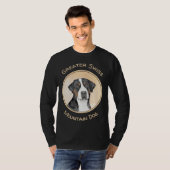 Greater Swiss Mountain Hunde Malerei - Originelle T-Shirt (Vorne ganz)
