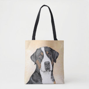 Greater Swiss Mountain Hunde Malerei - Originelle  Tasche